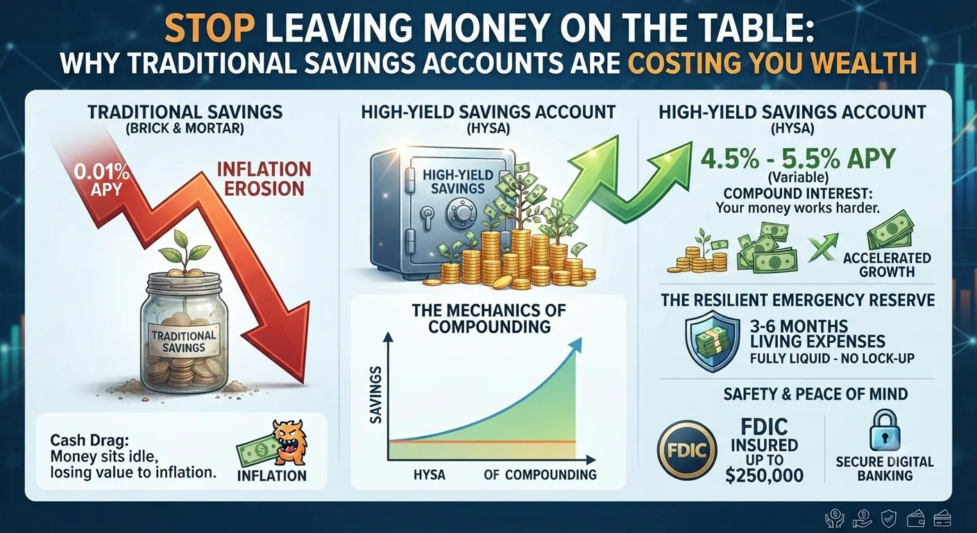 Stop Leaving Money on the Table: Why Traditional Savings Accounts Are Costing You Wealth