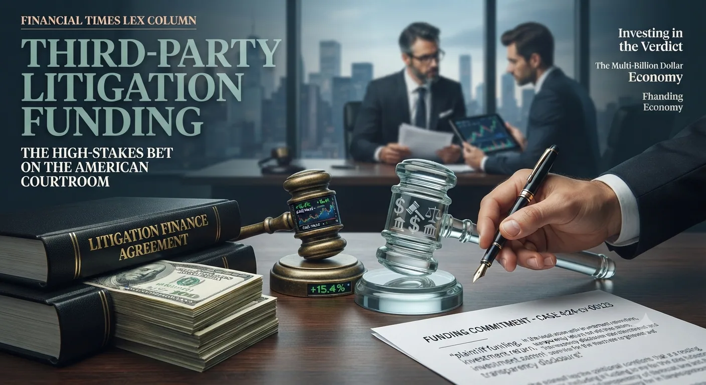 Investing in the Verdict: Inside the Multi-Billion Dollar Shadow Economy of Litigation Finance