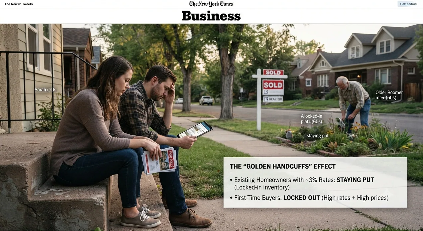 The Golden Handcuffs: Why America’s 3% Mortgages Have Frozen the Housing Market in Place