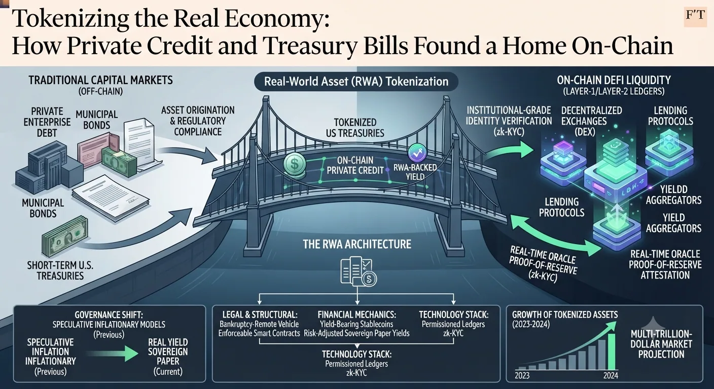 Tokenizing the Real Economy: How Private Credit and Treasury Bills Found a Home On-Chain